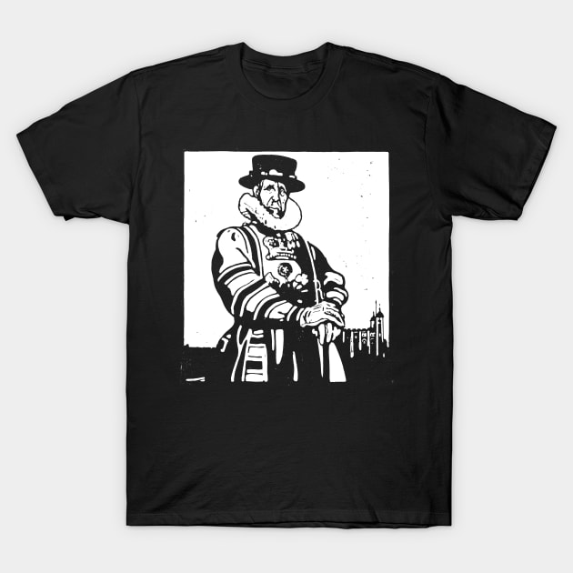 Yeoman Warder or Beefeater T-Shirt by Pixelchicken